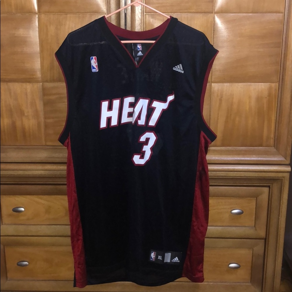 REAL AUTHENTIC Wade - Heat Jersey